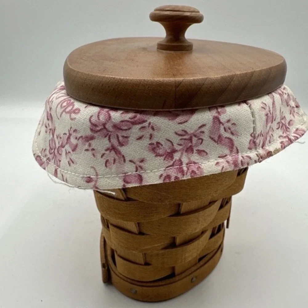 Longaberger‎ 2007 Horizon of Hope Basket Wood Lid Liner Protector Wall Mount 21